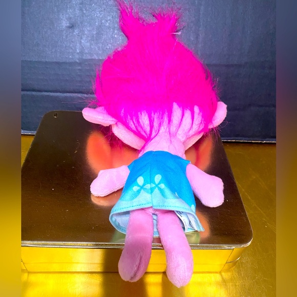 TROLLS DREAMWORKS POPPY TALKING TROLL 2015 PLUSH BY HASBRO WORKS!  14” - Picture 6 of 13